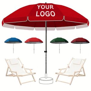 Hot Sale Home Courtyard Outdoor Patio Umbrella Custom Logo UV protection Umbrella for Promotional Ltem Parasol - Product Image 1
