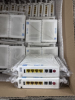 Router de Fibra Óptica OEM Personalizado F663NV3A 1GE 3FE 1TEL USB con Doble Antena, Terminal GPON ONT