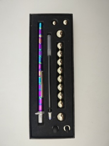 磁気ペンギフトセット紫スタイルFidgetペンセットマグネットセット出荷可能カスタマイズロゴ & パッケージ - Product Image 5