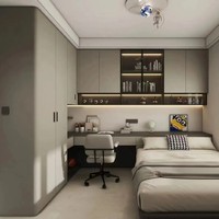 Ensemble de chambre à coucher moderne en bois massif avec commode de rangement et table de chevet 5+ tiroirs personnalisable