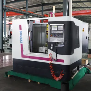 Mesin Slot Alur Kunci Heavy Duty BK5032 Cnc Mesin Slot Vertikal untuk Logam