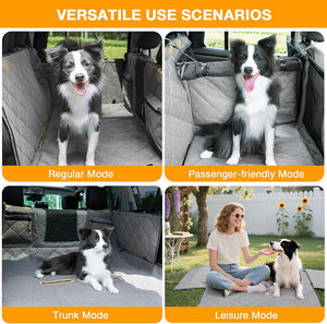 Housse de siège de voiture pour chien, extension de siège arrière pour animaux de compagnie, imperméable, antidérapante, hamac pour siège arrière de voiture, lit pour chien pour voiture, protection de siège - Product Image 3