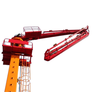 JIUHE Factory, équipement de construction de haute qualité, flèche de placement de béton hydraulique avec élévateur, 28M, 32M, 33M, pour travaux en hauteur - Product Image 1