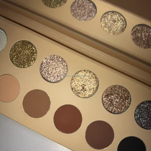 OFFERTA SPECIALE <span class=keywords><strong>Palette</strong></span> Ombretti Vegana Metallizzata Scintillante Marrone Nude Diamantata ad Alta Pigmentazione con Etichetta Privata - Product Image 6