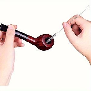 Ensemble de 3 brosses de nettoyage pour canalisations en acier inoxydable, avec brosse flexible à double tête, tuyau élastique et paille en nylon et plastique - Product Image 4