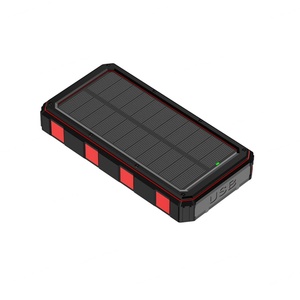 Batterie externe universelle portable, chargeur solaire, 20000 mAh, charge sans fil, grande capacité, batterie externe mobile - Product Image 2