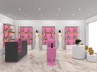 Vitrine à cheveux en acier inoxydable durable et écologique, très demandée |   Vitrine de Salon de Coiffure et de Beauté |   Extension Easy Clean