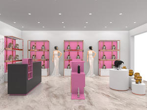 Beauty Shop Wig <b>Display</b> Showcase Furniture Beauty Store <b>Display</b> Hair Extension Salon <b>Wall</b> <b>Cabinet</b> for Wig Store Design - Product Image 6