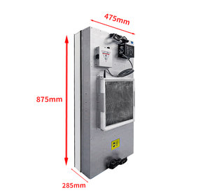 Campana de flujo laminar de acero inoxidable/Banco de limpieza | 4 pies X 2 pies (1200x600mm) con filtro HEPA y difusor de setas antiestáticas - Product Image 5