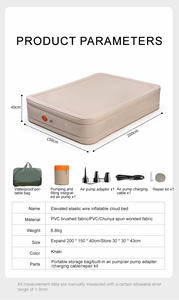 Colchoneta Inflable Doble de Alta Calidad para Camping, 40cm de Grosor, Colchón de Aire Autoinflable para Dormir - Product Image 6