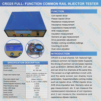 Probador de Inyectores Diesel CRI325, Función Completa, Probador de Inyectores Piezoeléctricos Common Rail