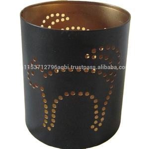 Nouveau Design Noir Et Rond Utilisation Votive Pour La Maison Hôtel Restaurant Bureau Mariage Nouvel An Occasion Fabriqué En Inde De Haute Qualité - Product Image 1