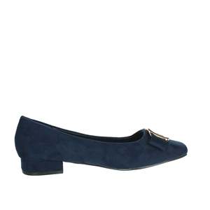 Bailarinas Laura Biagiotti para Mujer, Color Azul, Talla 36, Zapatos Planos de Gamuza - Product Image 4