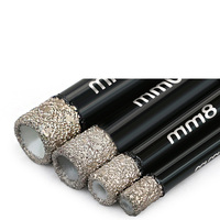 7PC M14 foret diamanté brasé foret de scie cloche noire