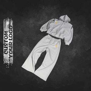 Conjuntos Deportivos de Invierno de Alta Calidad, Tejidos, Estilo Urbano, Unisex, Conjuntos Deportivos Lisos, Sudadera con Capucha y Pantalones Deportivos, Chándal Informal - Product Image 2