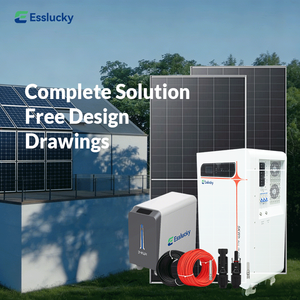 Kit Completo de Sistema Solar de 5kW con Batería para Casa Familiar Pequeña - Product Image 4