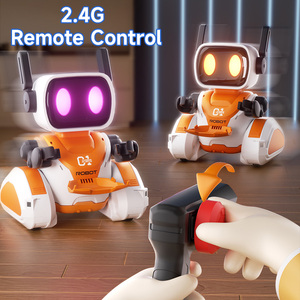 Regalo di compleanno per bambini giocattoli Robot intelligenti elettrici gioco interattivo 2.4ghz telecomando piccolo a infrarossi Tracking Robot con luce - Product Image 5