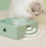2025 Automatisches Feder-Luxus-Katzenspielzeug Intelligentes Elektrisches USB-Aufladbares Silikon-Gummi Modisches Interaktives Haustierspielzeug Großhandel