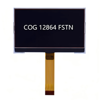 Module LCD COG 128x64 FSTN, écran à port série de 3,5 pouces avec fond noir et caractères blancs