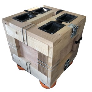 high quality collapsible plywood crates for transport/shipping wooden crate with clips