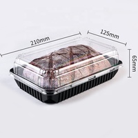 herbes rectangulaires suspendus de 0.75oz pour l'emballage d'herbes fraîches Boîte en plastique à clapet jetable transparente