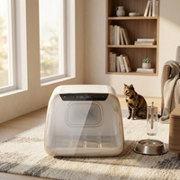 Boîte de séchage pour animaux de compagnie en plastique de luxe écologique de 70 L pour utilisation dans la salle de bain, IMASS, contrôle intelligent, ultra-silencieux 52 dB