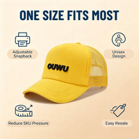 Casquette Trucker Premium 5 Panneaux en Mousse, Structurée à l'Avant, Dos en Maille, Logo Brodé Précis, Casquette de Marque OEM, Vente en Gros Petites Séries