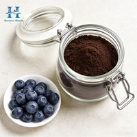 Bulk levering natuurlijk bosbessenextract anthocyanine poeder 10% 25% bosbessenextract voor bakken of het maken van cakes