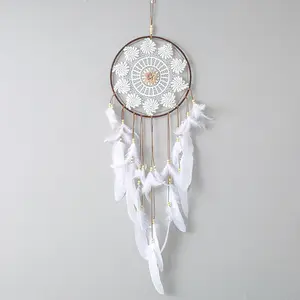 2024 Home Decoration Bohemian Crochet Macrame Tapestry Dream Catcher Wall Hanging Decor