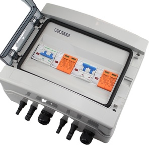 Hộp PV Combiner IP65 Với Chống Sét 2 Dây Hộp Kết Hợp Năng Lượng Mặt Trời 2 Trong 2 Ra - Product Image 1