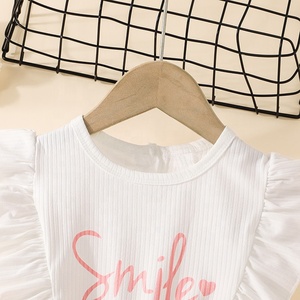 จั๊มสูทเด็กผู้หญิงคุณภาพดีสำหรับฤดูร้อน ดีไซน์หรูหราทันสมัย สำหรับเด็กอายุ 4-7 ปี รับผลิตแบบ ODM พร้อมกระดุมแป๊ก - Product Image 3