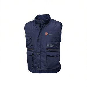Gilet d'hiver multi-poches Ttake bleu taille S, vêtements de travail isolés chauds et sécuritaires - Product Image 2