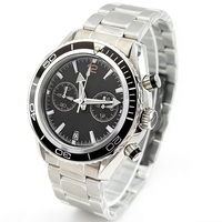 Montre chronographe étanche à quartz avec bracelet en acier inoxydable pour homme de luxe, équipée d'un mouvement VK64, ODM/OEM
