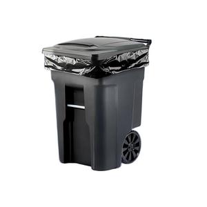 ถุงขยะดำแบบหนาพิเศษ ฮัวหม่าเหิงชุน  วัสดุ PBAT ปั๊มร้อน ขนาดใหญ่พิเศษ สำหรับงานก่อสร้างและถังขยะกลางแจ้ง - Product Image 1