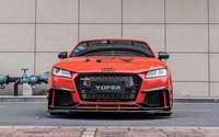 Aileron avant, jupes latérales et diffuseur arrière en fibre de carbone pour Audi TT TTRS TTS – Haute Qualité