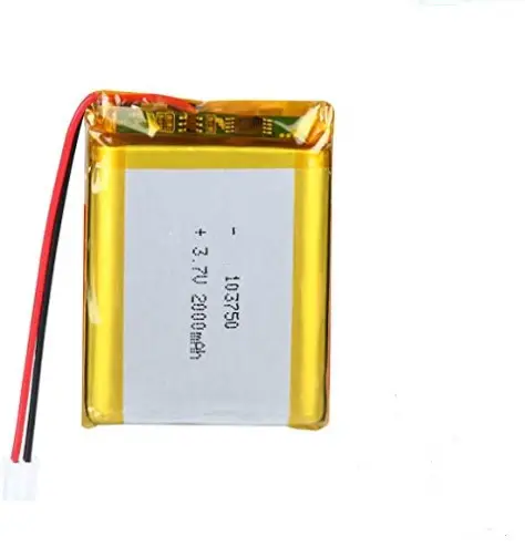 Wholesale Cell 103750 3.7 V 2000 mAh Rechargeable Lithium Polymer Battery Extra Power Li-ion Battery