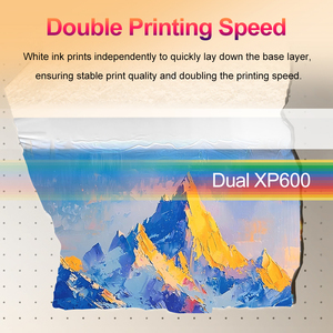 Fast Speed <b>Inkjet</b> Printing Machine Double XP600 Digital 30*47cm UV Varnish <b>Printer</b> A3 Flatbed Uv <b>Printer</b> with Visual Positioning - Product Image 4