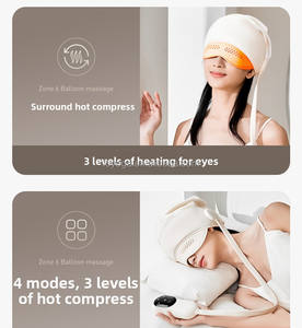 FOYOGA 2025新款便携式USB充电式气压头部按摩器头眼一体4种模式3种加热头皮按摩 - Product Image 4