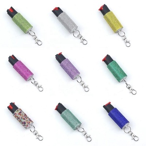 Women Self-defense Keychain Plastic Spray Shell Self Defense Keychain Supplier