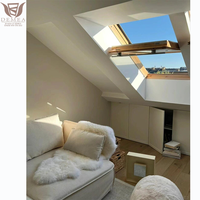 DEMEA Puits de lumière fixe à cadre moderne en aluminium avec protection UV en option pour les espaces de balcon lumineux Fenêtre de toit électrique