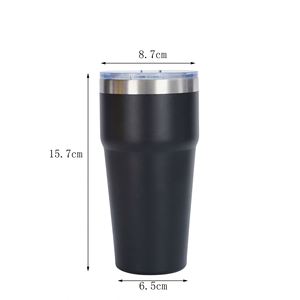 Hot Sale 16oz Car Cup With Lid 304 Stainless Steel Double Layer <b>Vacuum</b> Insulated Cup Outdoor <b>Portable</b> Tumbler - Product Image 4