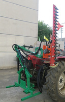Faucheuse hydraulique pour tracteur avec réservoir d'huile en option, largeur de coupe de 1500 mm, compatible 35-50 CV pour la tonte de l'herbe et la taille des haies