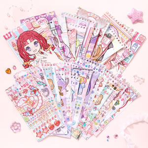 Libro di adesivi per Nail Art SIMNO Kila: adorabili personaggi 2 - in - 1 giocano decorano 800 + elementi per il divertimento creativo della Manicure fai da te - Product Image 2