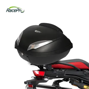 Racepro Plastic Wholesale 52L moto Touring bauletto bauletto bagagliaio con schienale morbido e spia notturna