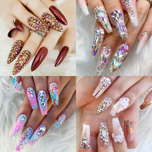 Cy 28 רשת פאר חג המולד בגדלים מעורבים אבנים מסמר אמנות ערכת אבני חן עבור ציפורניים קישוט ציפורניים קישוט - Product Image 6