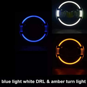 ชุดไฟหน้าโปรเจคเตอร์ Bi-LED แบบออฟโรด 4x4 พร้อมไฟ DRL สำหรับรถจี๊ปแรงเลอร์ JK ปี 2007-2017 และ <span class=keywords><strong>JL</strong></span> ปี 2018-2022 อัพเกรดไฟ - Product Image 5