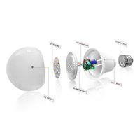 Ampoule LED E26/E27/B22/E14 avec température de couleur 3000K/4000K/6500K, CRI 80, garantie de 2 ans