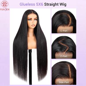 Perruque complète à dentelle frontale 13*4 |   Tendance de la mode européenne et américaine |   Style Quotidien Naturel - Product Image 4