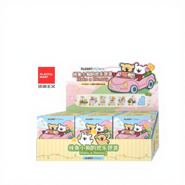 2025 New Arrival Original High Quality TOPTOY Line Dog Joyful Outing Series Mystery Blind Box Figure Vinyl Action Art