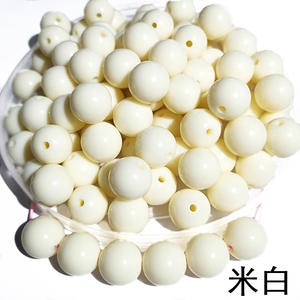 Toptan 500g/torba 6 8 10 12 14 16 20mm Toplu Yuvarlak Kalın Sakız Boncukları 20mm Akrilik Boncuklar 8mm Kalem Süsleme ve Takı Yapımı İçin - Product Image 3